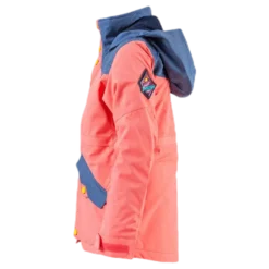 Shortleaf Dryride Parka Youth Orange/Blue