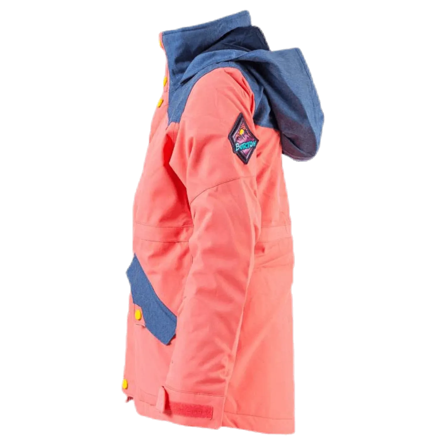 Shortleaf Dryride Parka Youth Orange/Blue