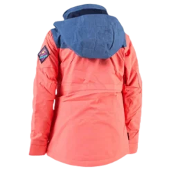 Shortleaf Dryride Parka Youth Orange/Blue