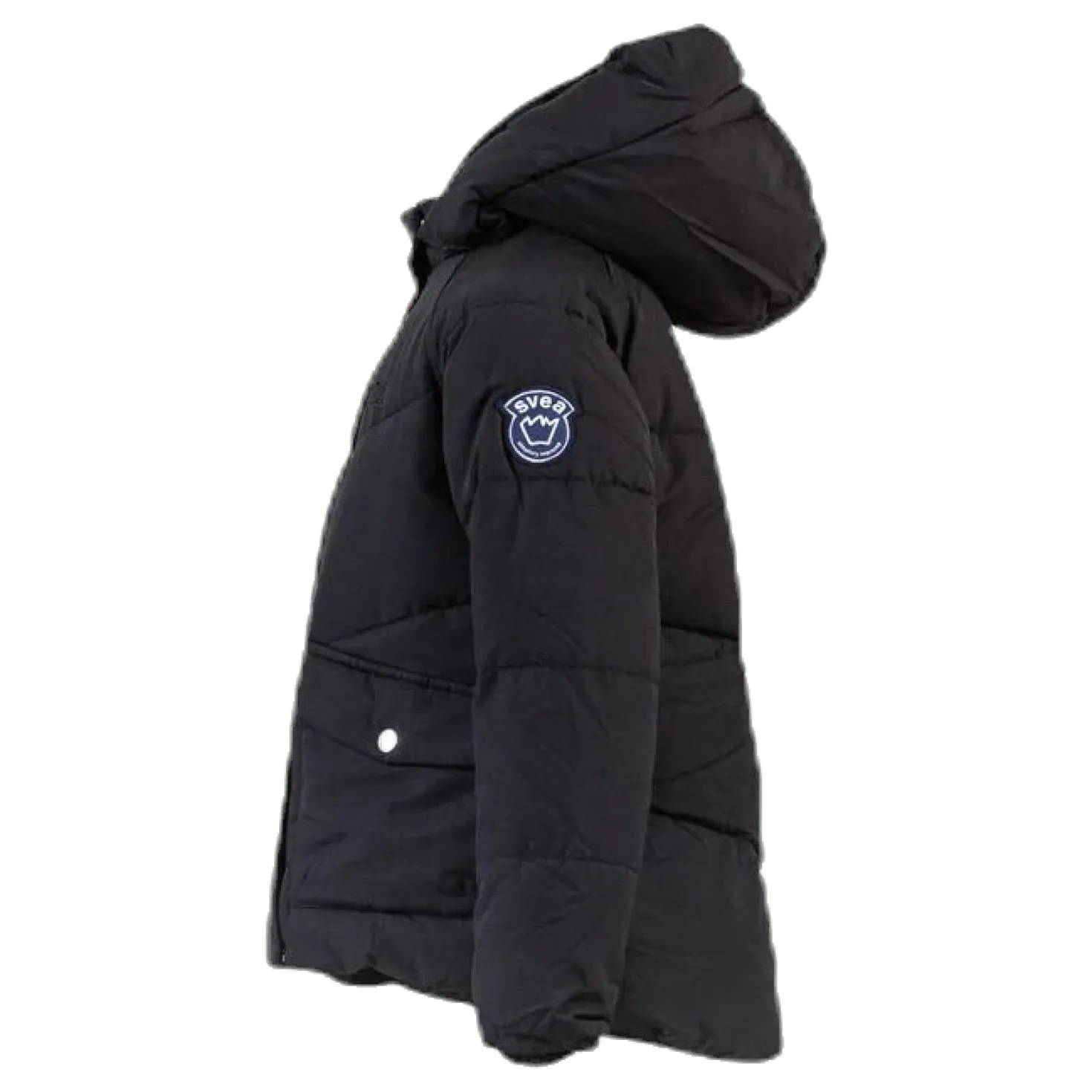 Short Padded Junior Jacket Black