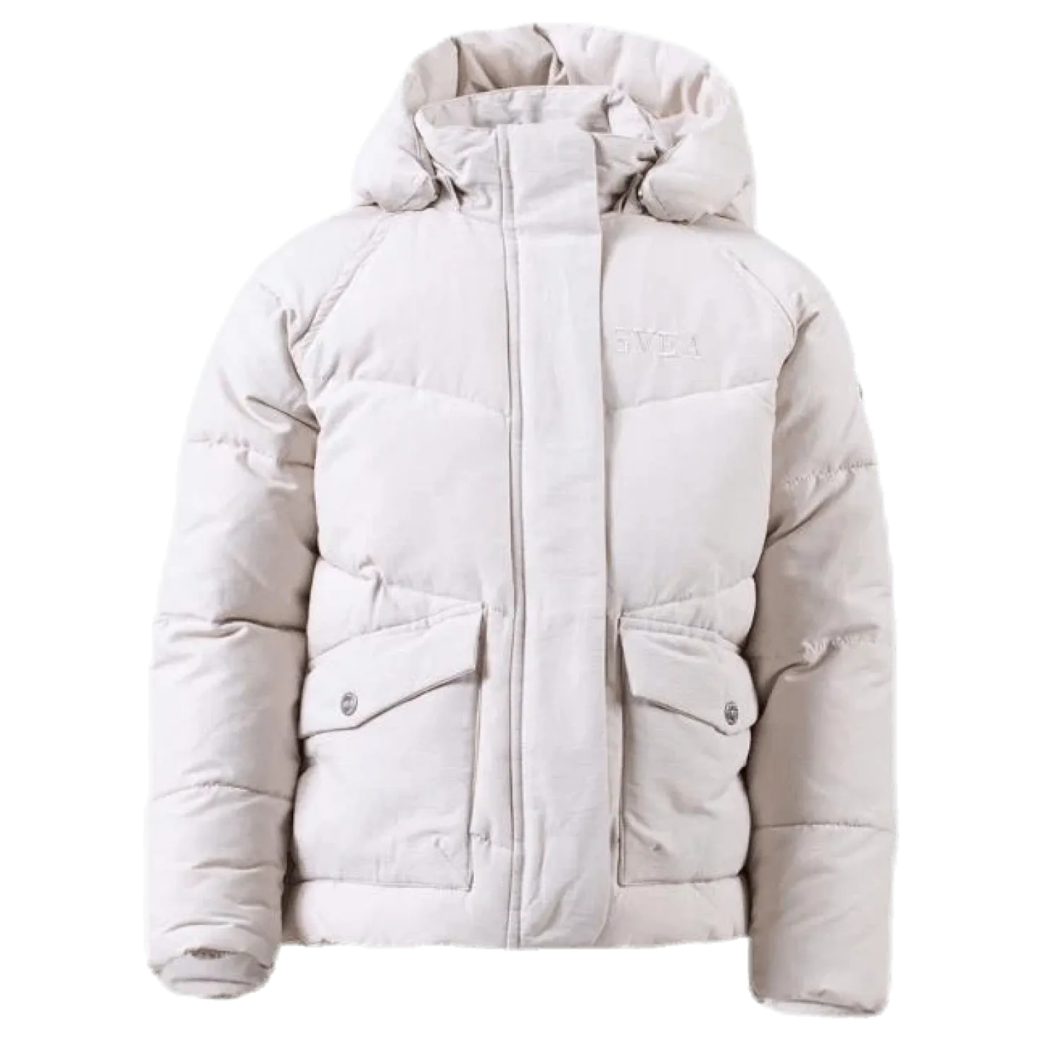 Short Padded Junior Jacket White