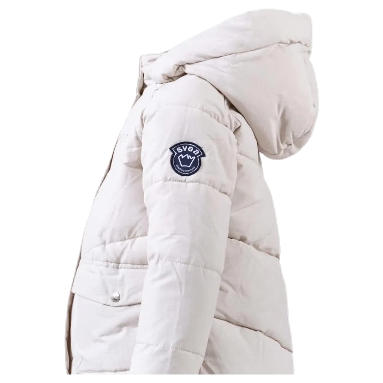Short Padded Junior Jacket White