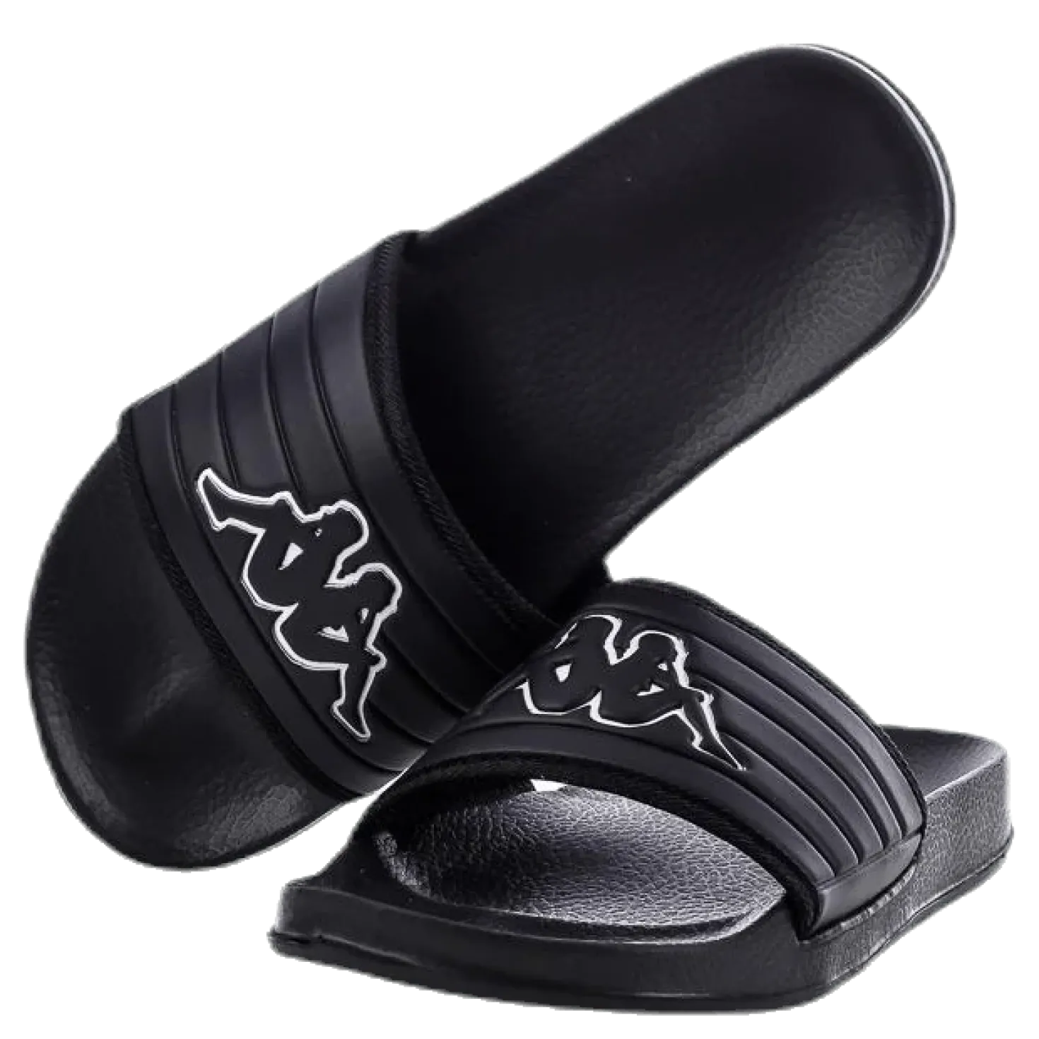 Shower Slipper Lablo White/Black