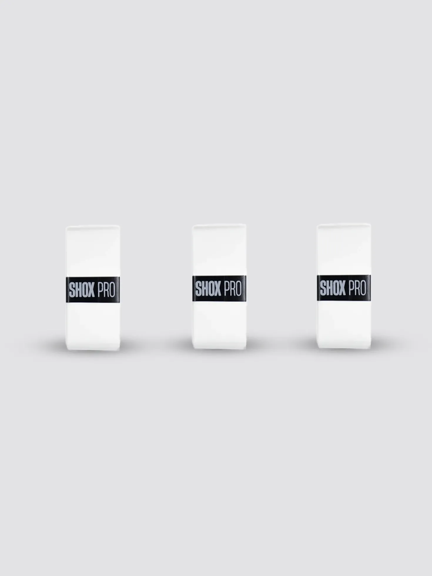 Shox Pro Overgrip 3-pack White