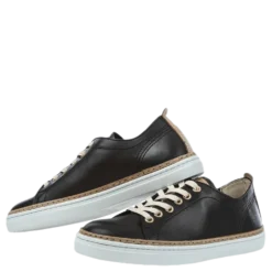 Silvermine Low Leather Black