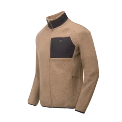 Skord Wool Pile Jacket M Kitt/brown