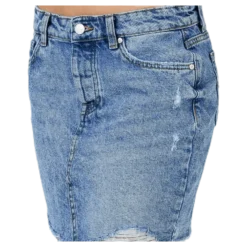 Sky Life Reg Dnm Skirt Blue