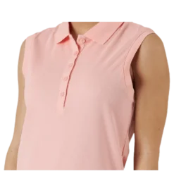 Sleeveless Polo Orange