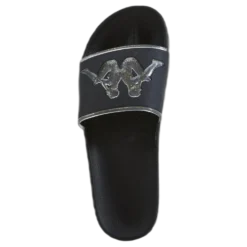 Slipper, Authentic Aqua 1 Black/Gold