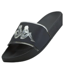 Slipper, Authentic Aqua 1 Black/Gold