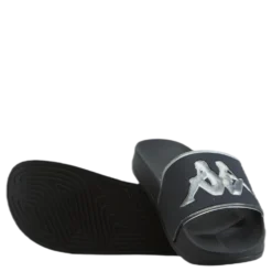 Slipper, Authentic Aqua 1 Black/Gold