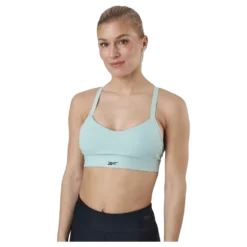 S Lux Strappy Sports Bra Green