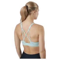 S Lux Strappy Sports Bra Green