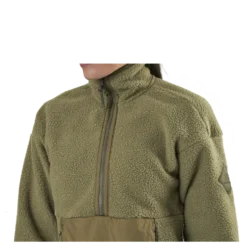 Snowshelter Teddy Half Zip Green