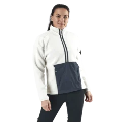 Snowshelter Teddy Half Zip White