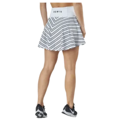 Sofia/print Skirt Thin Stripe White/black
