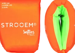 Softies Foam Swim Armbands Orange/Lime