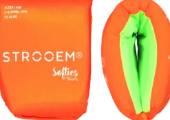 Softies Foam Swim Armbands Orange/Lime