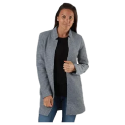 Soho Coatigan Light Grey Melange