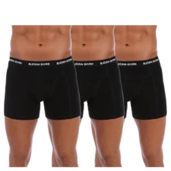 Solid Shorts 3-Pack Black