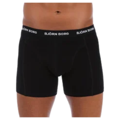 Solid Shorts 3-Pack Black