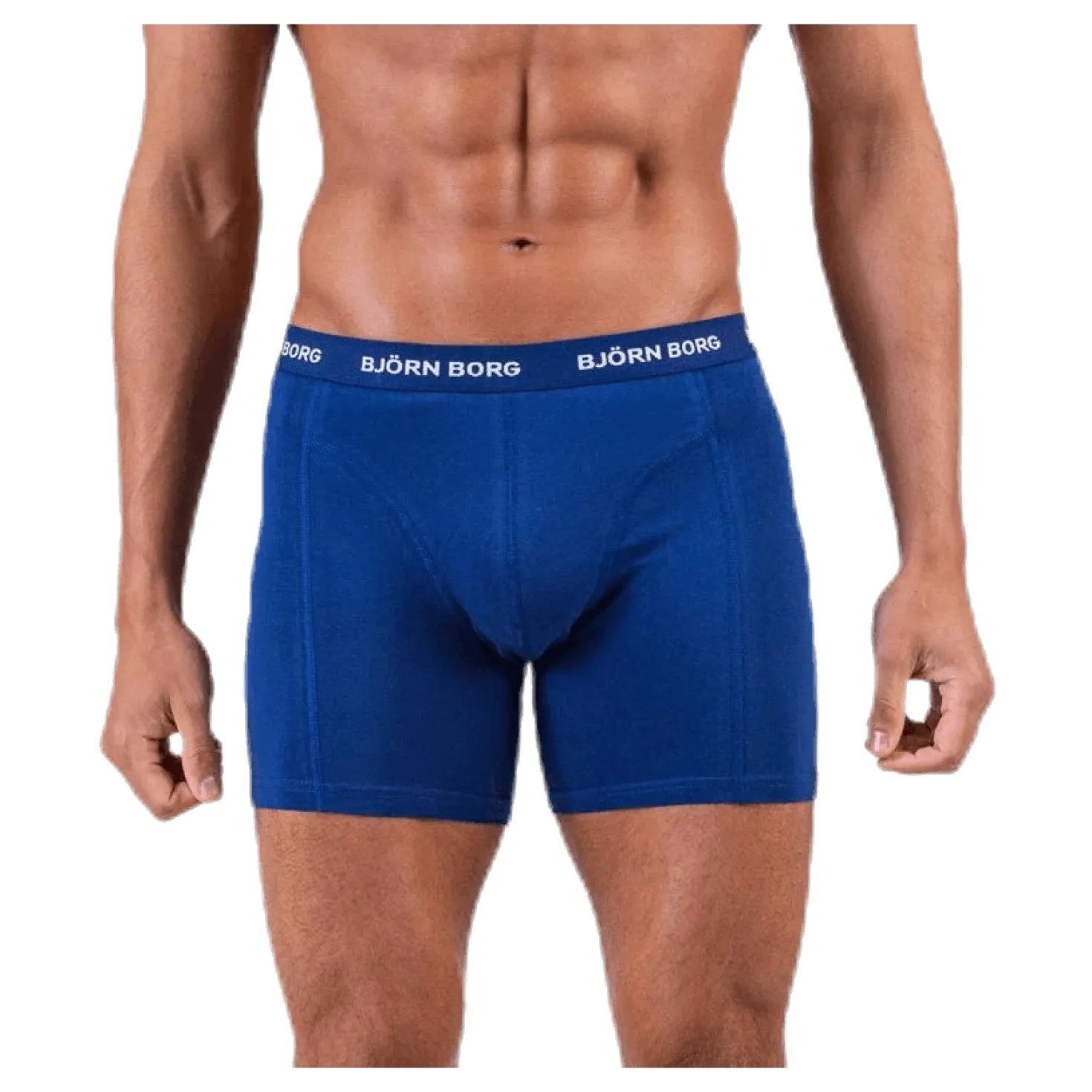 Solid Shorts 5-Pack Blue/Patterned