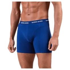 Solid Shorts 5-Pack Blue/Patterned