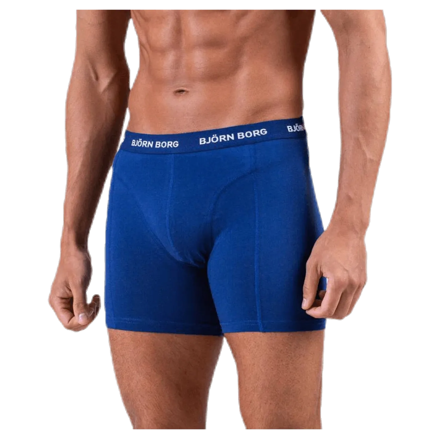 Solid Shorts 5-Pack Blue/Patterned