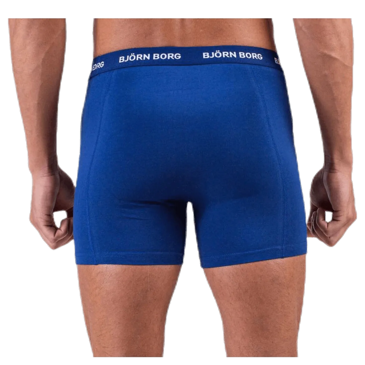 Solid Shorts 5-Pack Blue/Patterned