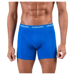 Solid Shorts 5-Pack Blue/Patterned