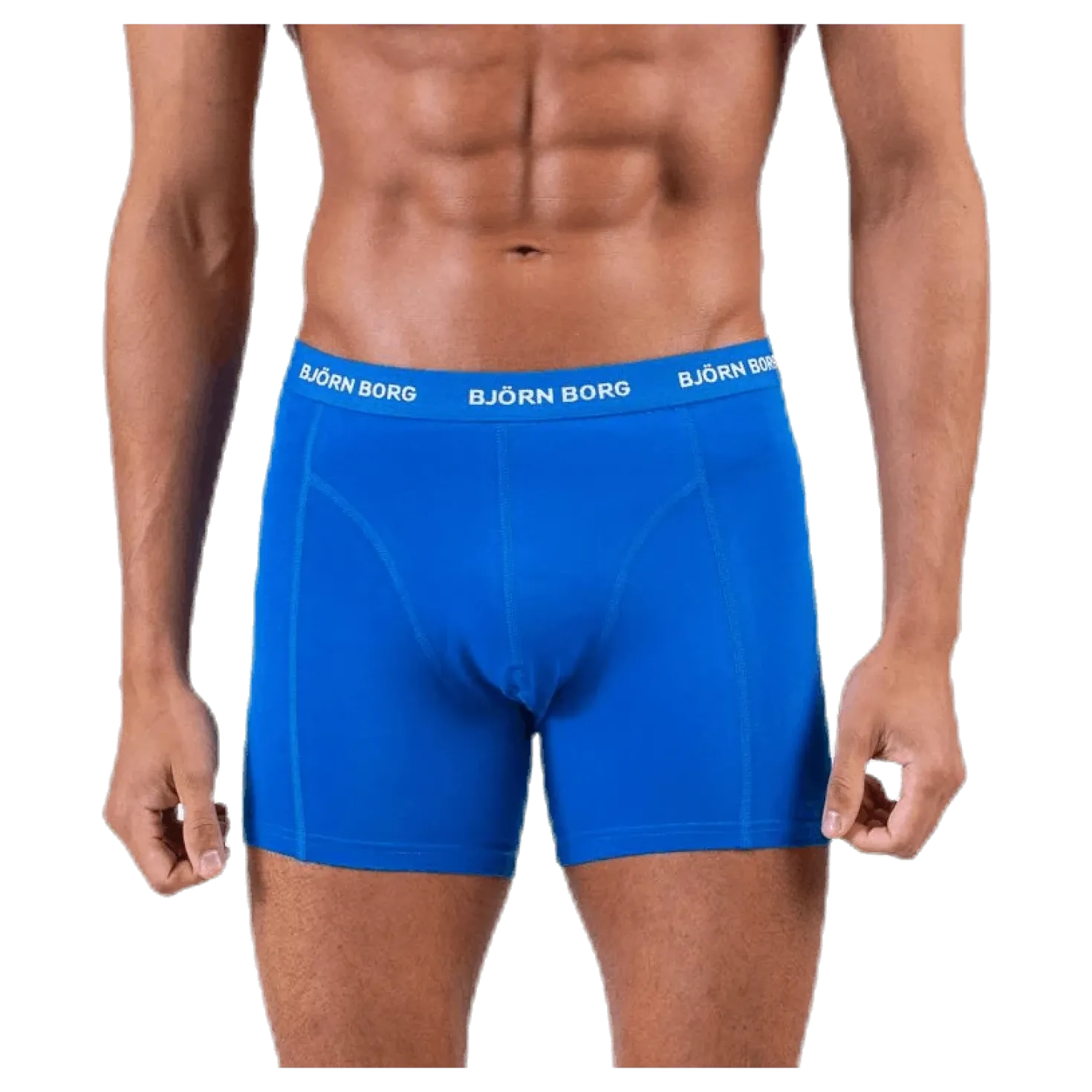 Solid Shorts 5-Pack Blue/Patterned
