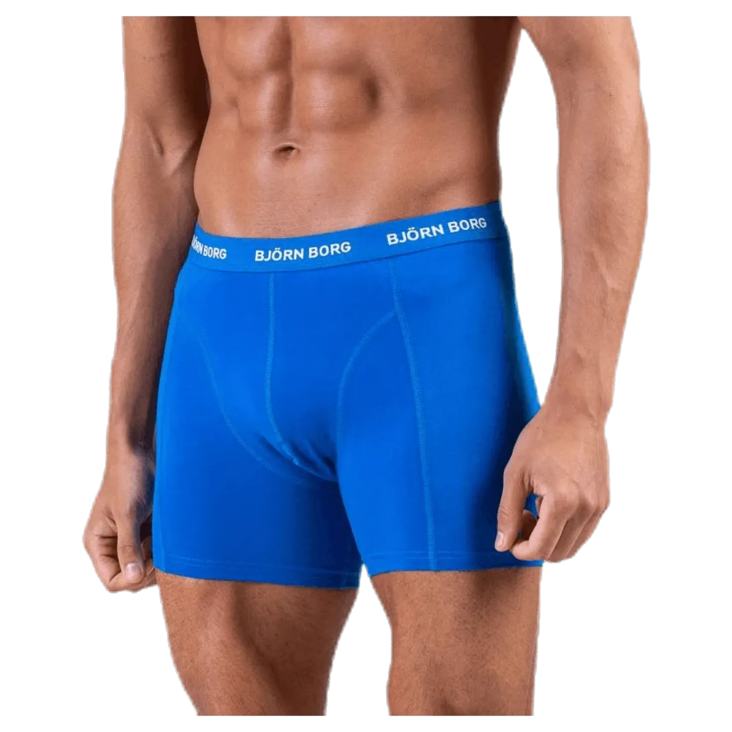 Solid Shorts 5-Pack Blue/Patterned