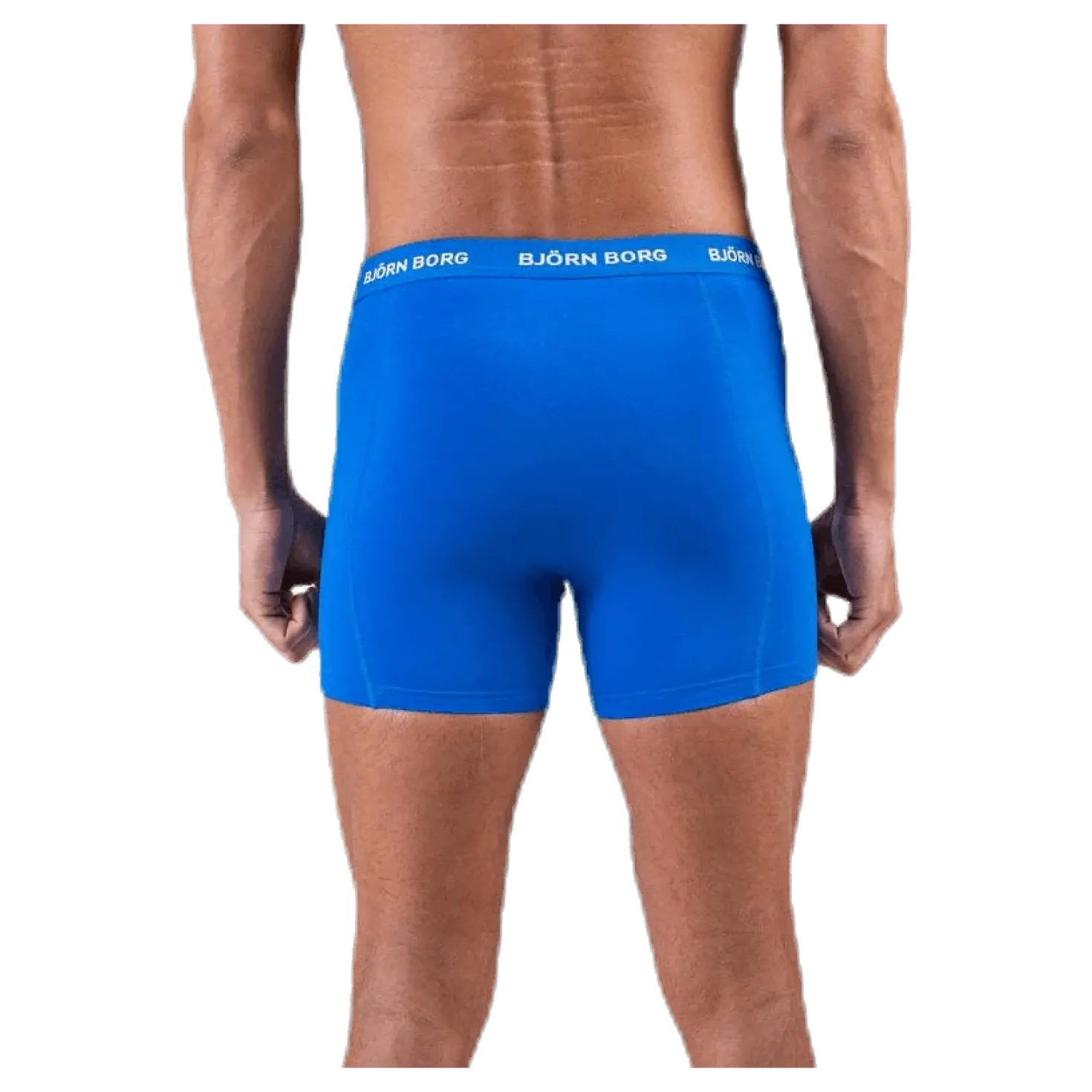 Solid Shorts 5-Pack Blue/Patterned