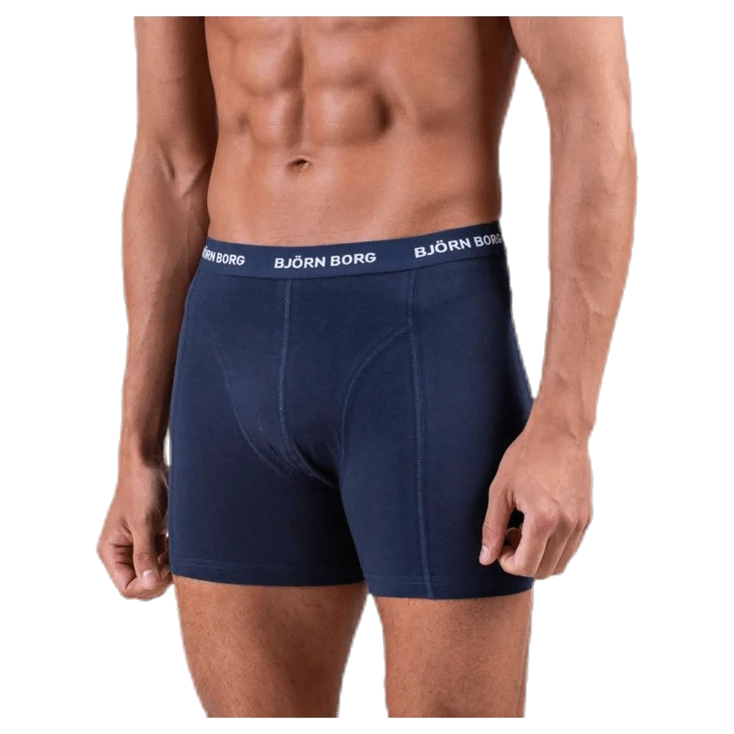 Solid Shorts 5-Pack Blue/Patterned