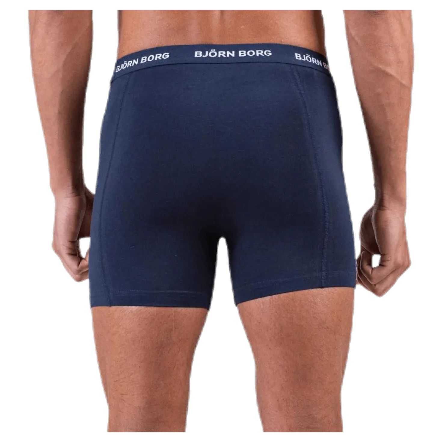 Solid Shorts 5-Pack Blue/Patterned