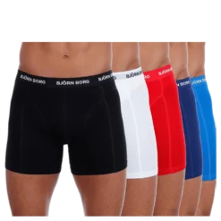 Solid Shorts 5-Pack Patterned
