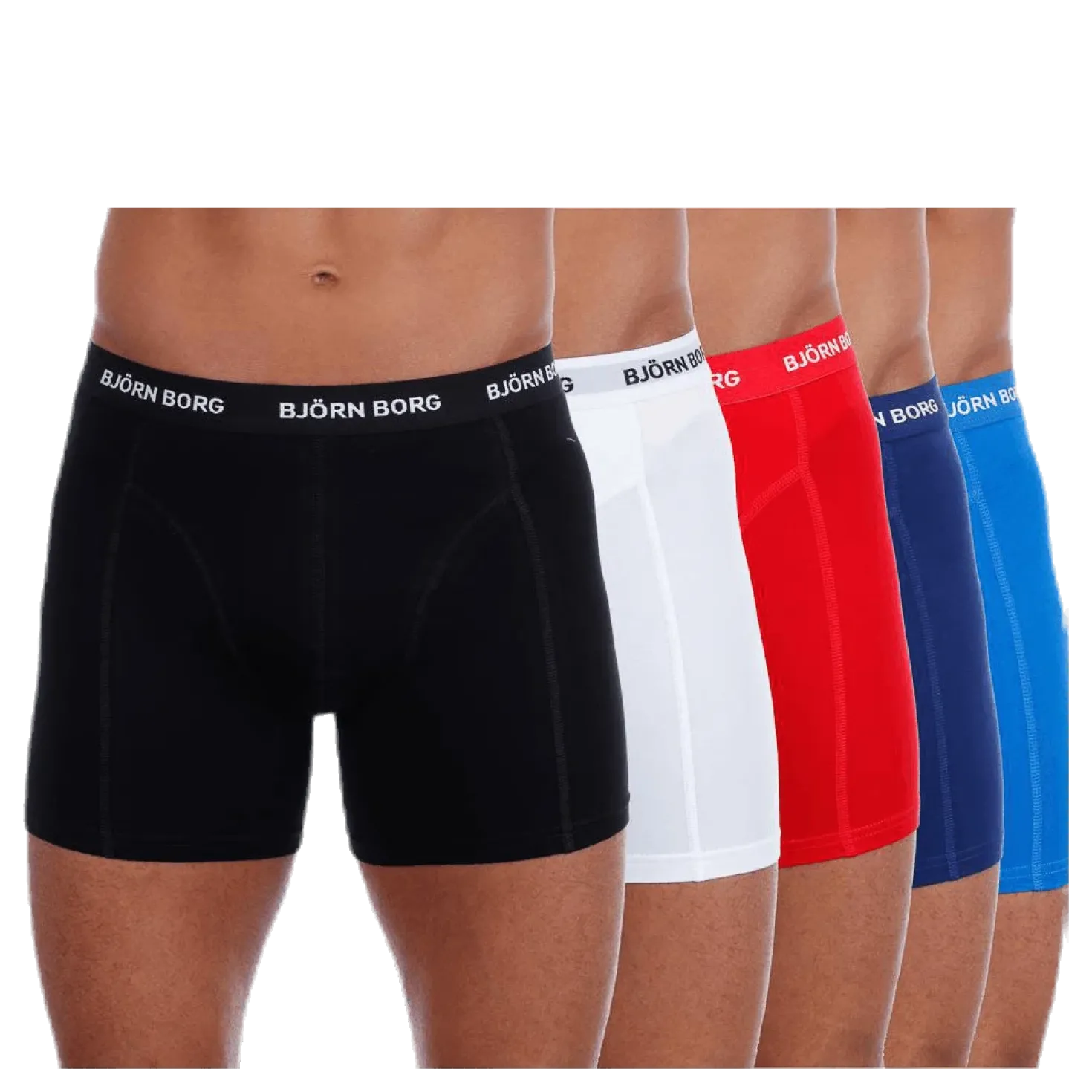 Solid Shorts 5-Pack Patterned