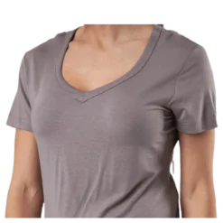 Sophisticated Modal S/S V-Neck Beige