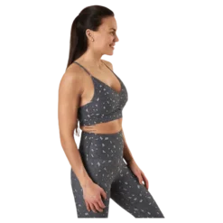 Soul Ruched Bra Patterned/Grey