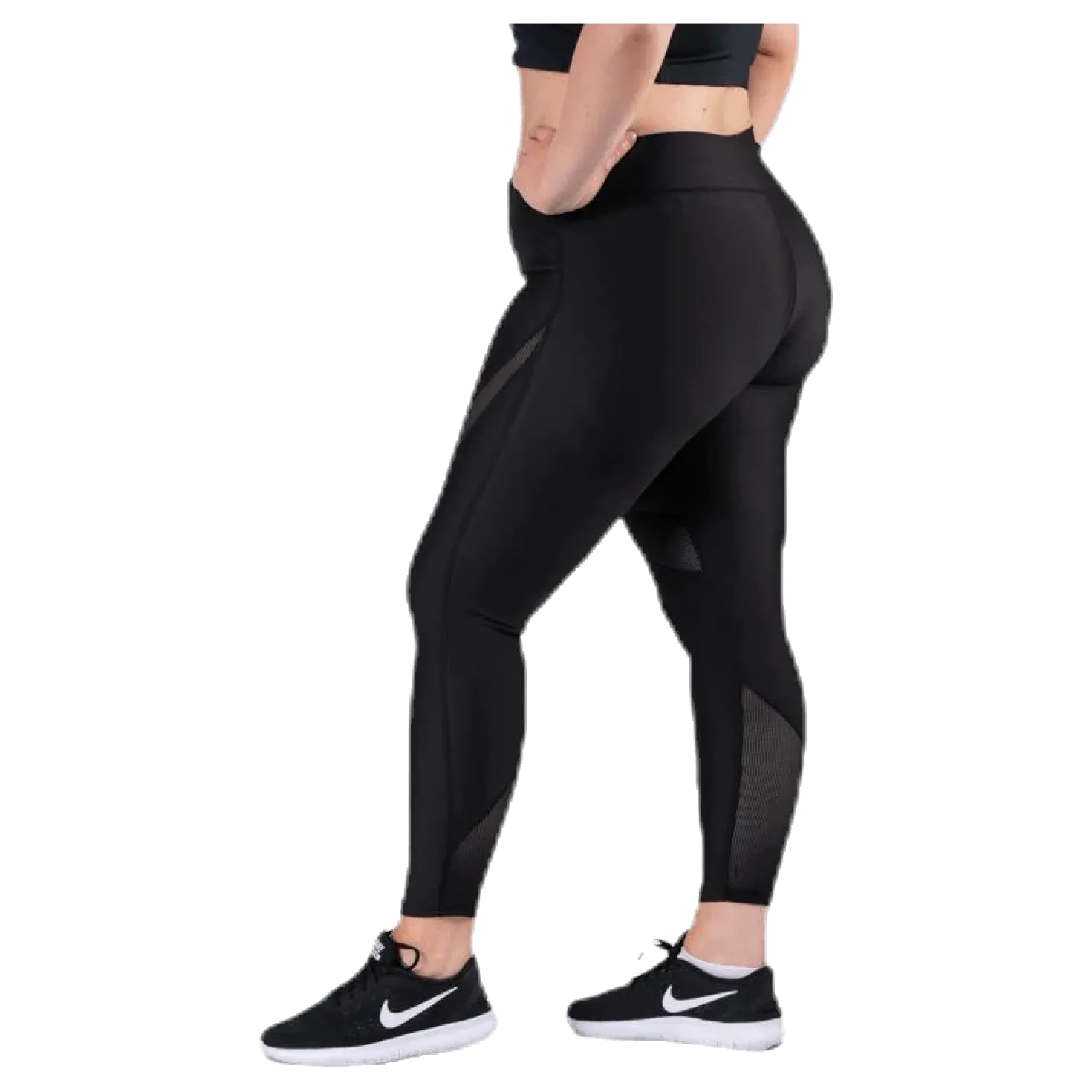 Speed Plus Size Tights Black