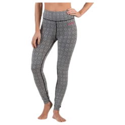 Spin To Win Mid Layer Tights White/Black