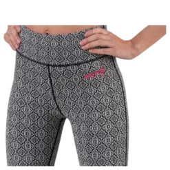 Spin To Win Mid Layer Tights White/Black