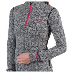 Spin To Win Mid Layer Top White/Black