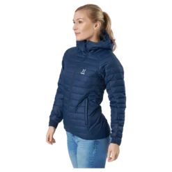 Spire Mimic Hood Women Tarn Blue Solid