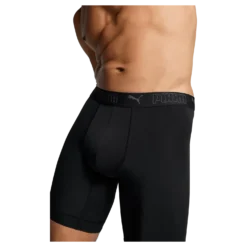 Sport Microfiber Long Boxer 2p Black
