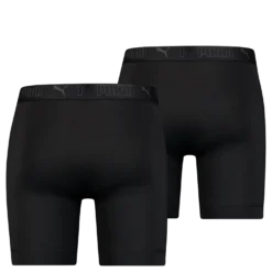Sport Microfiber Long Boxer 2p Black