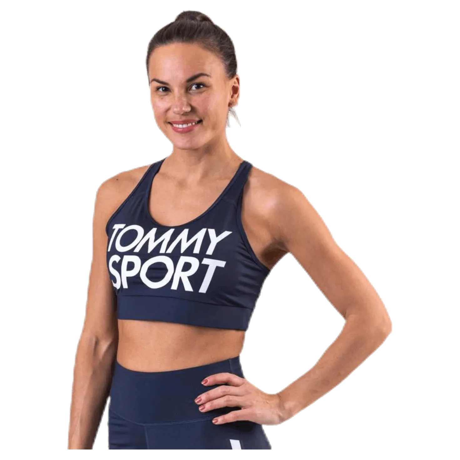 Sports Bra Logo Mid Blue