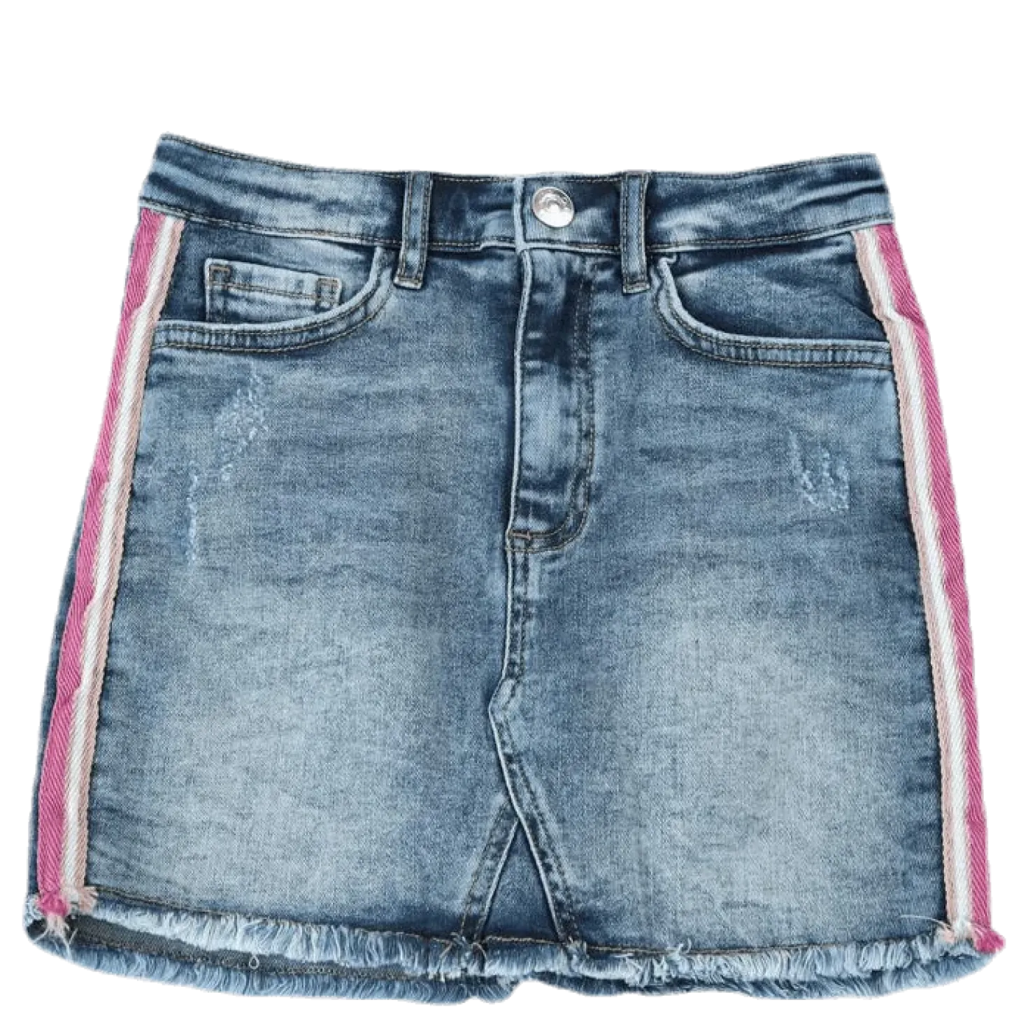 Stephania Panel Dnm Skirt Blue