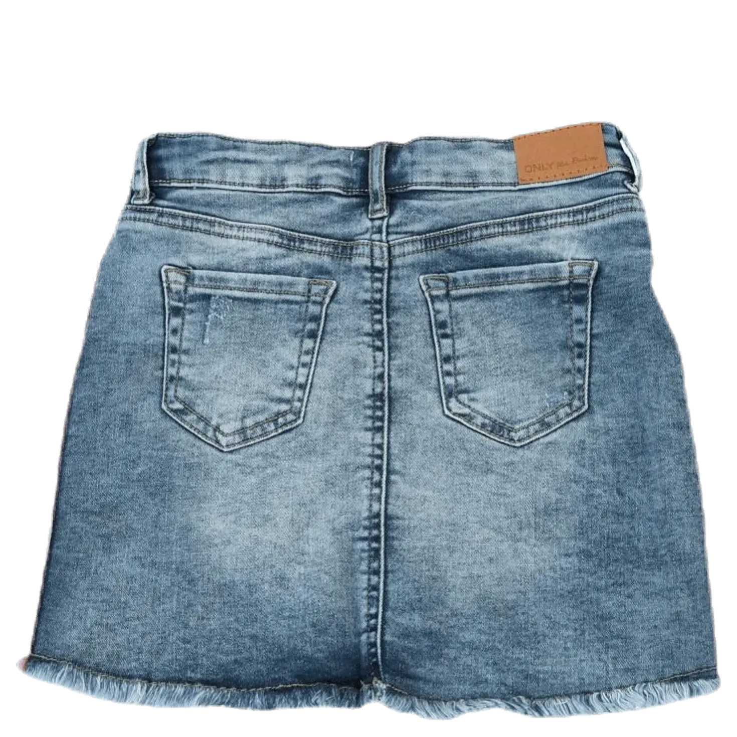Stephania Panel Dnm Skirt Blue