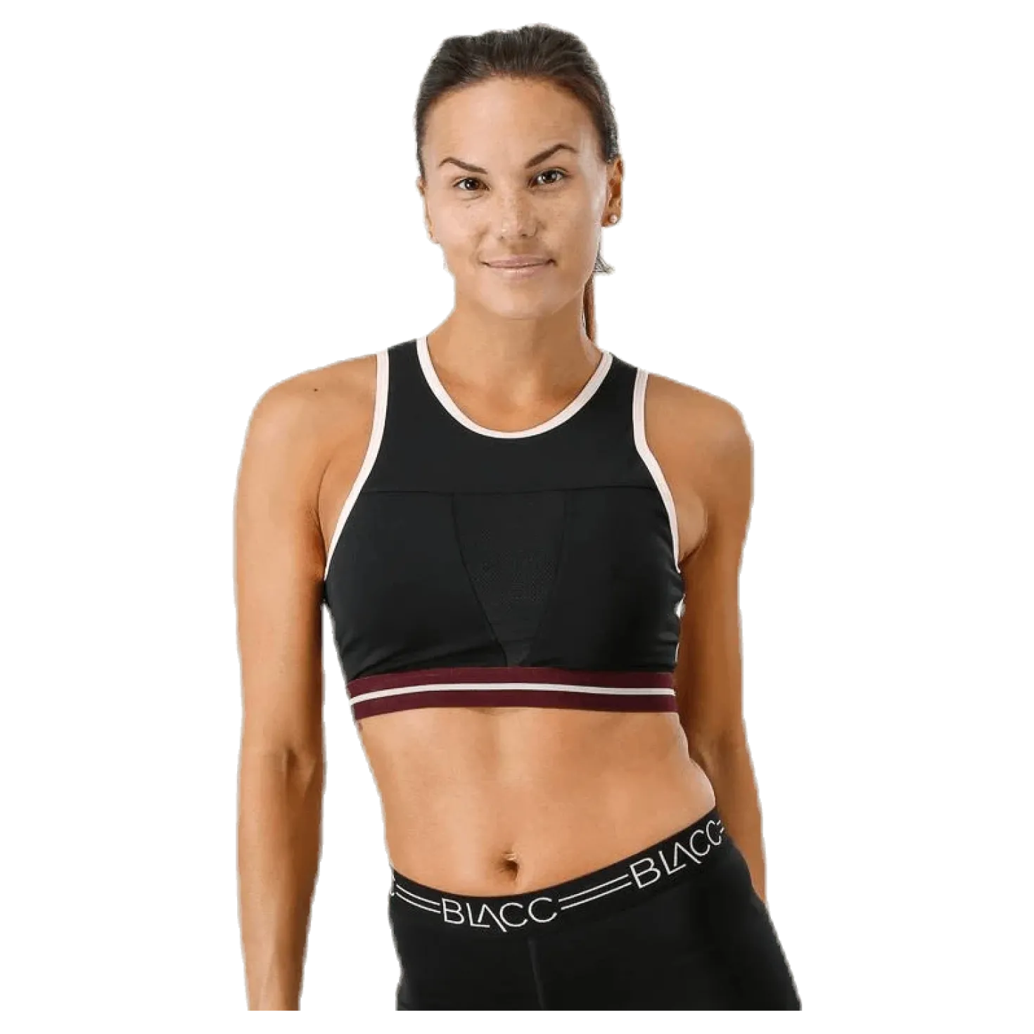 Step Sports Bra Pink/White/Black